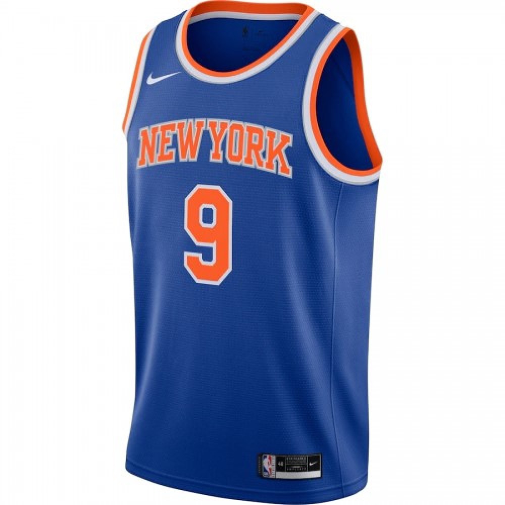 Men's New York Knicks RJ Barrett #9 Blue 2020/21 Swingman Jersey - Icon Edition-Pro Kit Vault | Brand New 26/27 Sports Jerseys